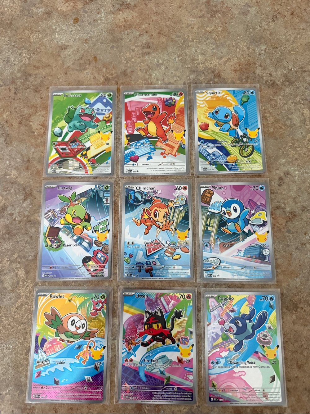 Pokémon First Partners Series 1 Full Collection